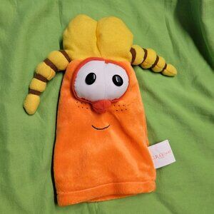 VeggieTales Laura Carrot Hand Puppet CR Gibson Veggie Tales Plush